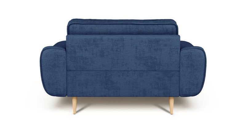 Klem Loveseat Ahşap Ayak - Fitilli Kadife