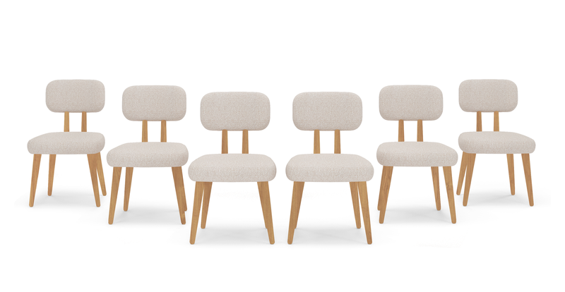Roa Sandalye 6Lı Set - Bukle