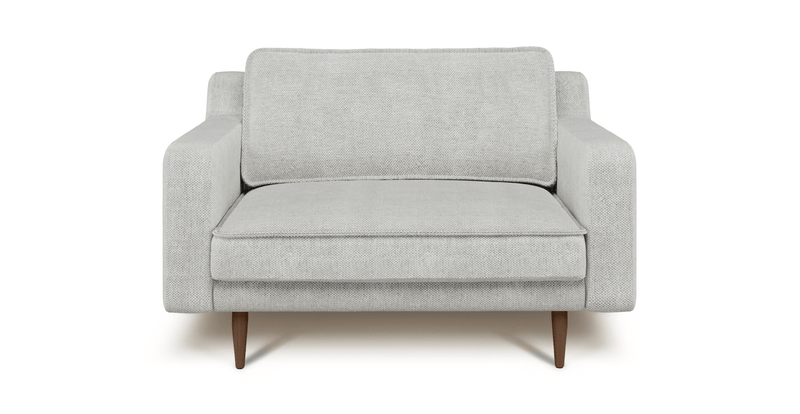 Klem Slim Loveseat Ahşap Ayak - Doğal Doku