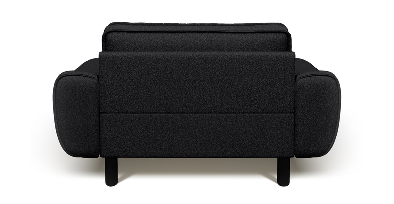 Klem Loveseat Silindir Ahşap Ayak - Bukle