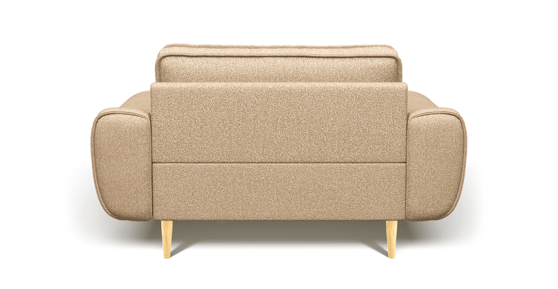 Klem Loveseat Ahşap Ayak - Bukle