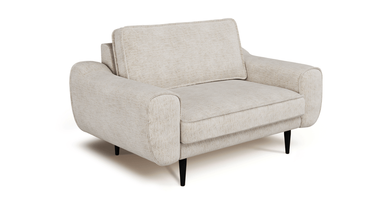 Klem Loveseat Ahşap Ayak - Doğal Doku