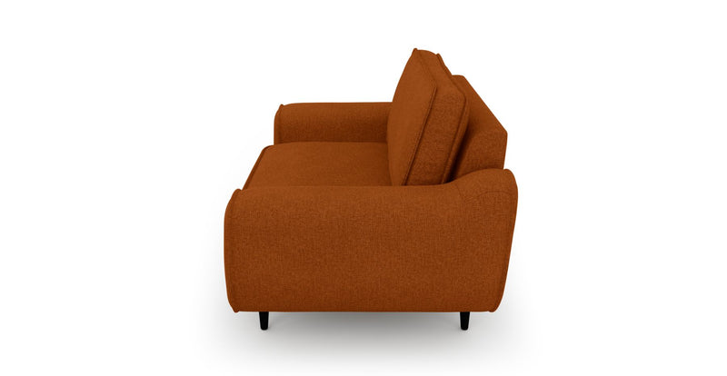 Klem Loveseat Ahşap Ayak - Keten