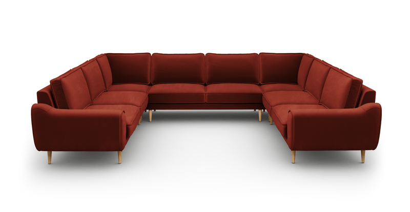 Klem 290 x 330 Köşe Ahşap Ayak - Kadife