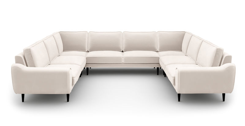Klem 290 x 330 Köşe Ahşap Ayak - Kadife