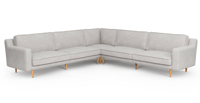 Klem Slim 303 x 303 Köşe Ahşap Ayak - Keten