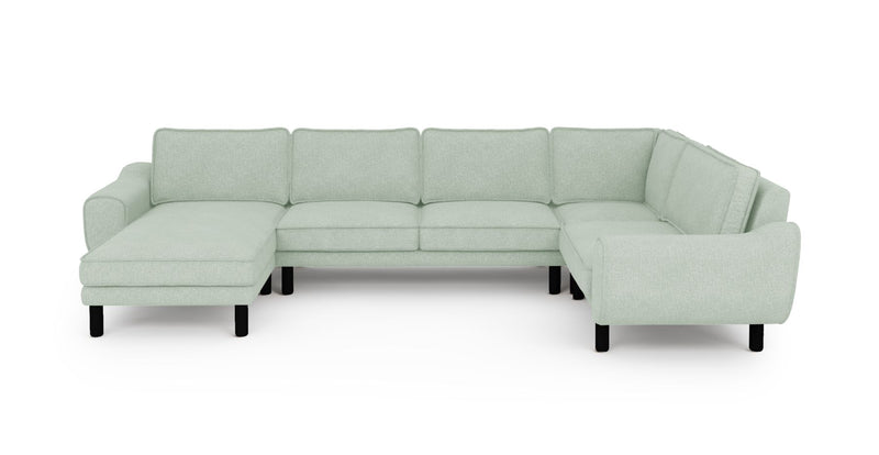 Klem 346 x 210 Köşe Silindir Ahşap Ayak - Keten