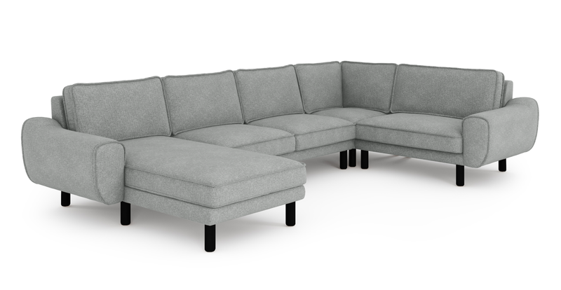 Klem 346 x 210 Köşe Silindir Ahşap Ayak - Keten