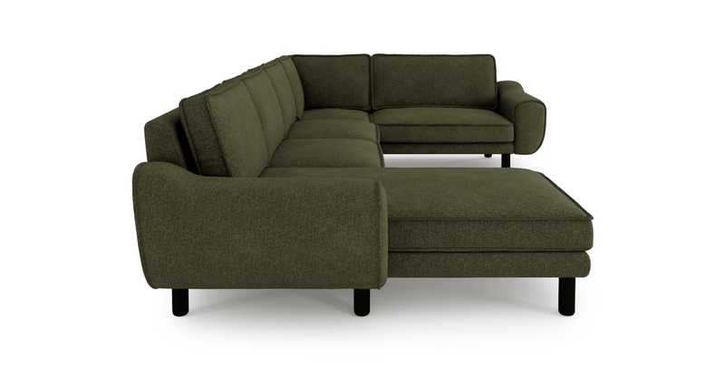 Klem 346 x 210 Köşe Silindir Ahşap Ayak - Keten