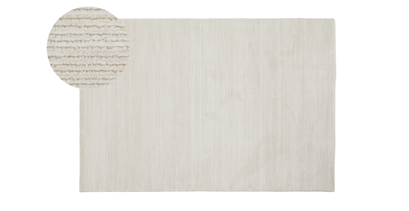 Normod - Capri Fitilli Halı - 200 x 290 - Kırık Beyaz