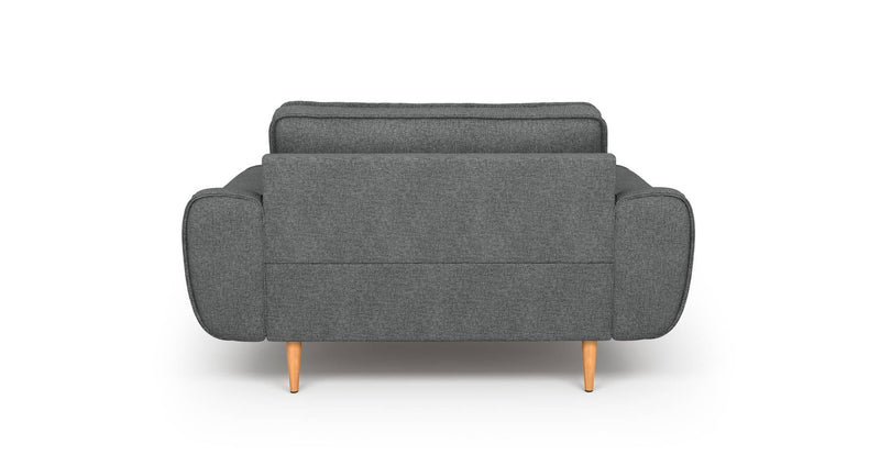 Klem Loveseat Ahşap Ayak - Keten