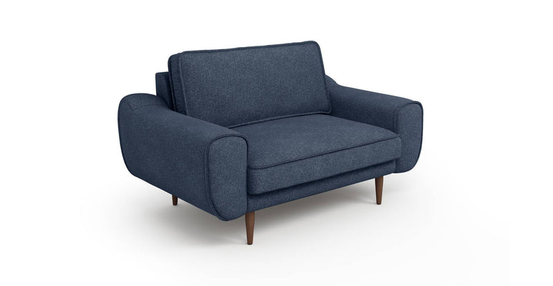 Klem Loveseat Ahşap Ayak - Keten