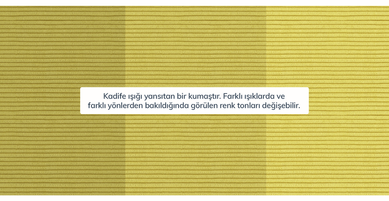 Klem İkili Koltuk Metal Ayak - Fitilli Kadife