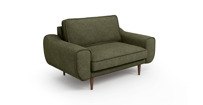 Klem Loveseat Ahşap Ayak - Keten